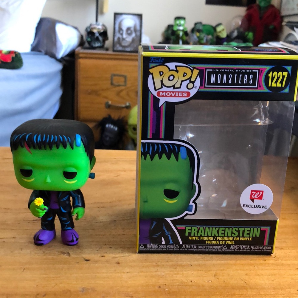 Frankenstein with flower color collectible Funko Pop!